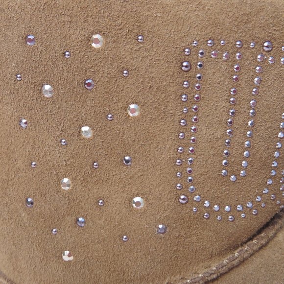 UGG Australia NEW Boots Classic Ugg Gem Mini Women's 10 CHE Chestnut NIB - Picture 7 of 14